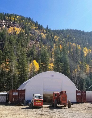 Container canopy installed in Washington