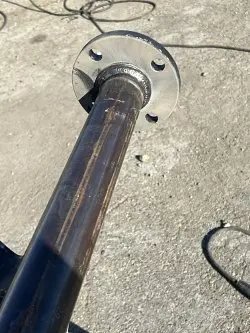 Custom steel pipe fabrication welded in the J&S shop